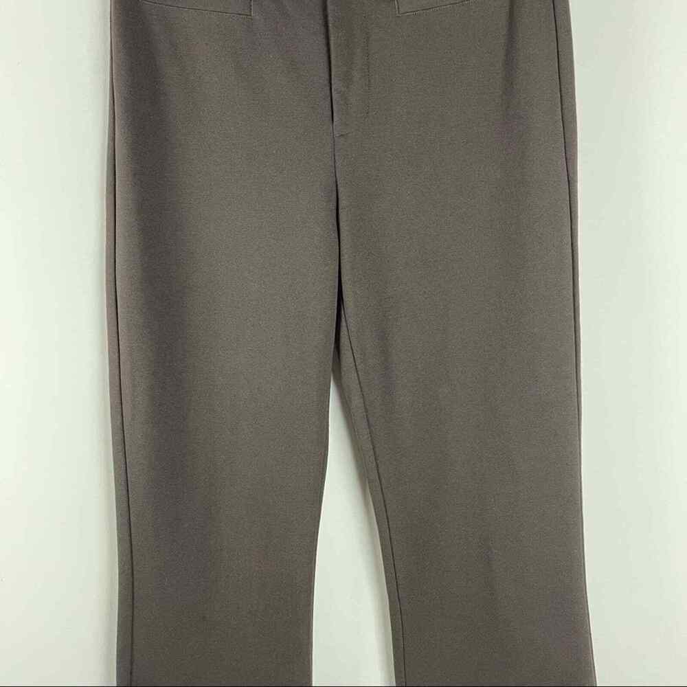 NYDJ brown stretchy high waisted lift tuck slimming trousers pants 8 - Picture 3 of 8